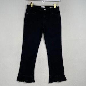 Only New‎ Sissy Regular Raw Ruffle Hem Black Women's Size 27